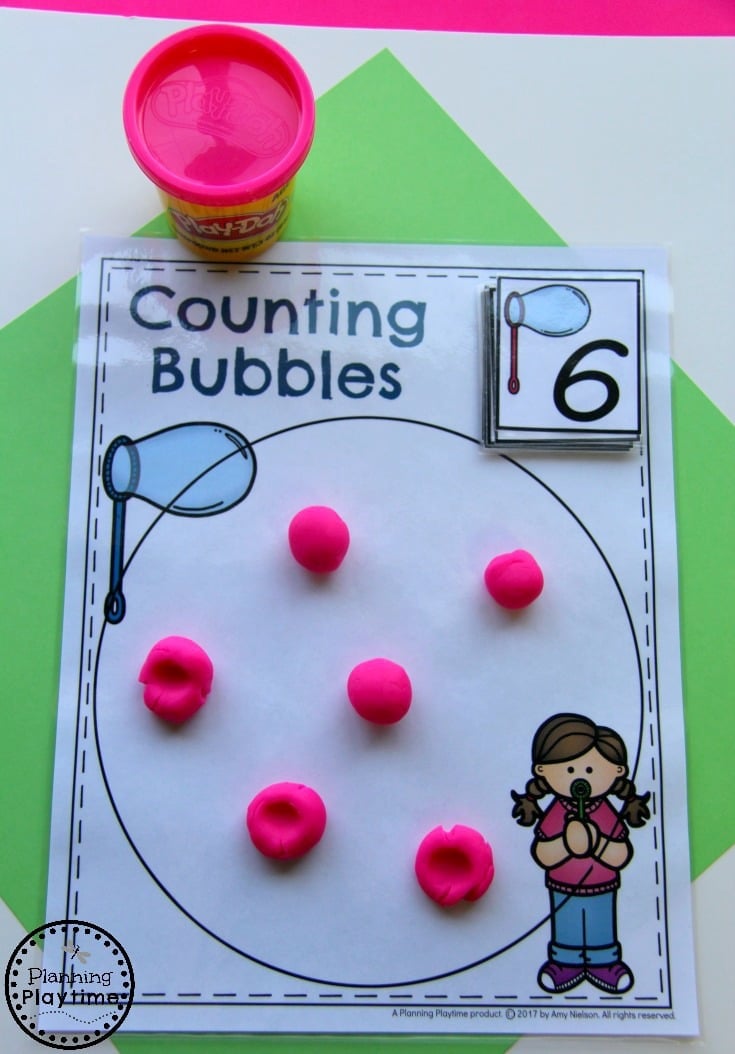 Fun Counting Activity for Kindergarten - Count and Pop Bubbles