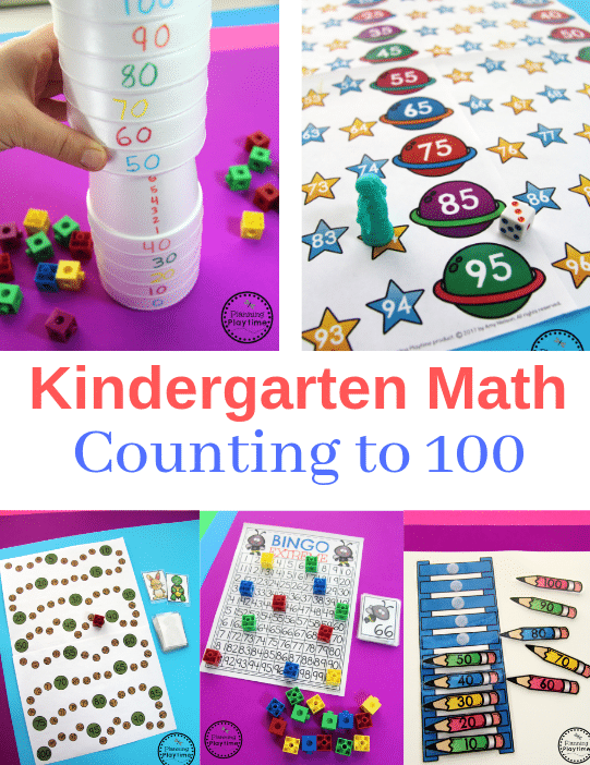 Counting to 100 Activities for Kindergarten and preschool