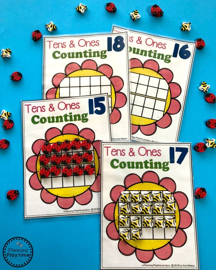 Base 10 Place Value - Kindergarten Math Activities