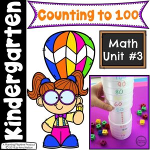 Counting to 100 math activities for Kindergarten and preschool