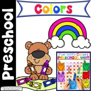 All About Colors Theme - Preschool