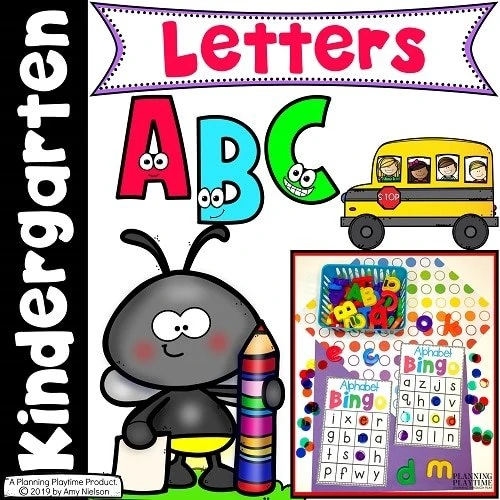 Alphabet Worksheets and Activities Cover