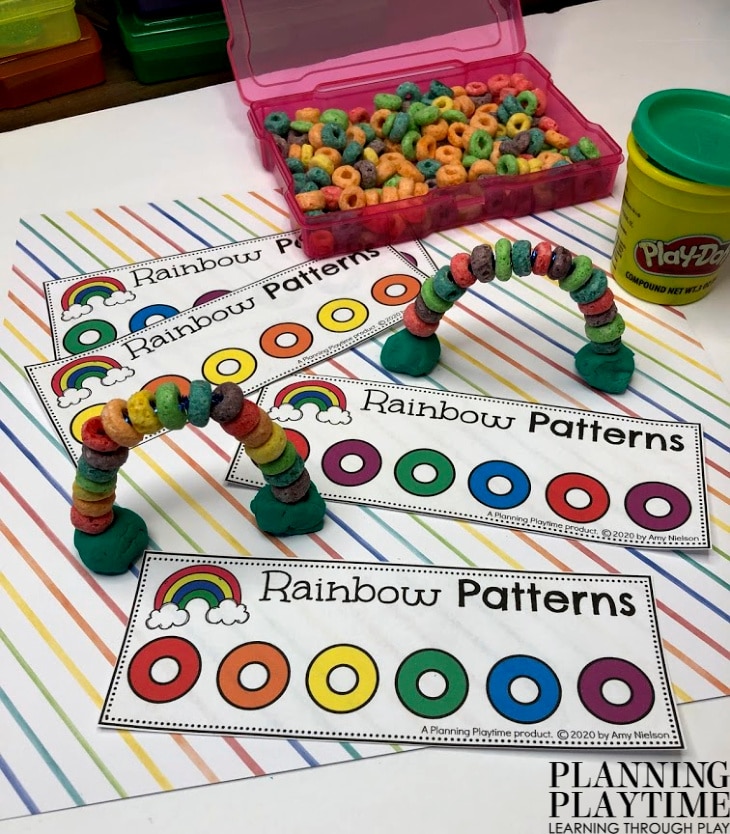 Preschool Patterns Rainbow Theme
