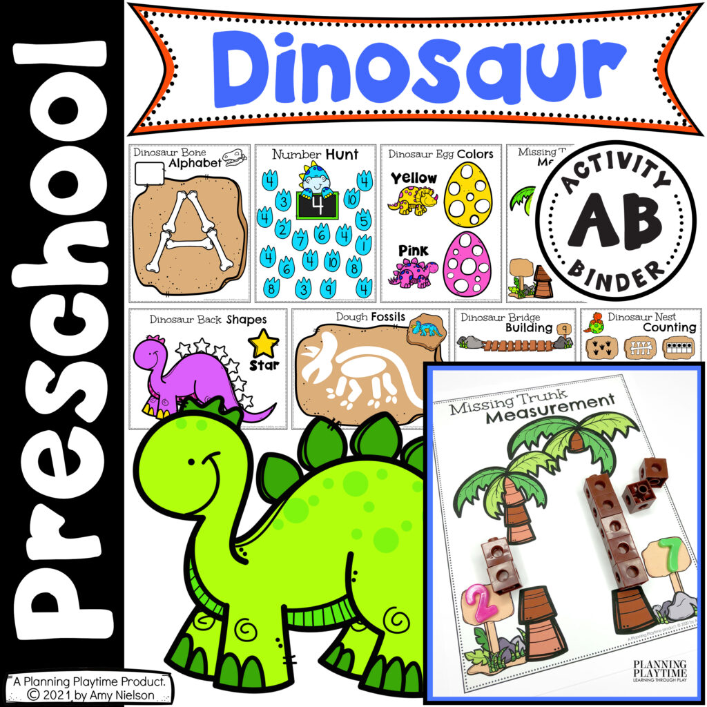 Dinosaur Preschool Binder