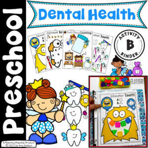 Dental Health Low Prep Activities Binder