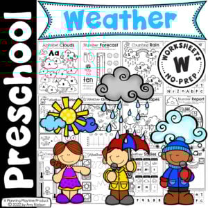 Weather Worksheets for Preschool