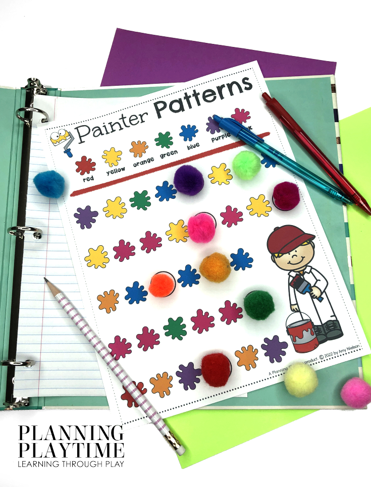Community Helpers Pattern Activities
