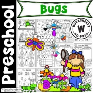 Bug Worksheets Preschool