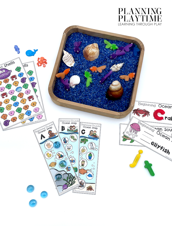 Beginning Sounds Activities Preschool - Ocean Activities Preschool