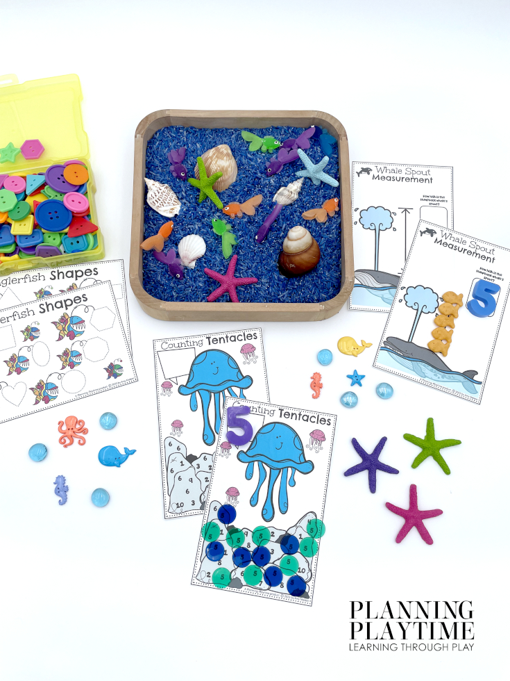 Counting Activities Preschool - Ocean Counting Activities