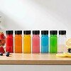 2oz Small Square Plastic Shot Bottles for juice - 60ml HPP Juice Bottle with lids