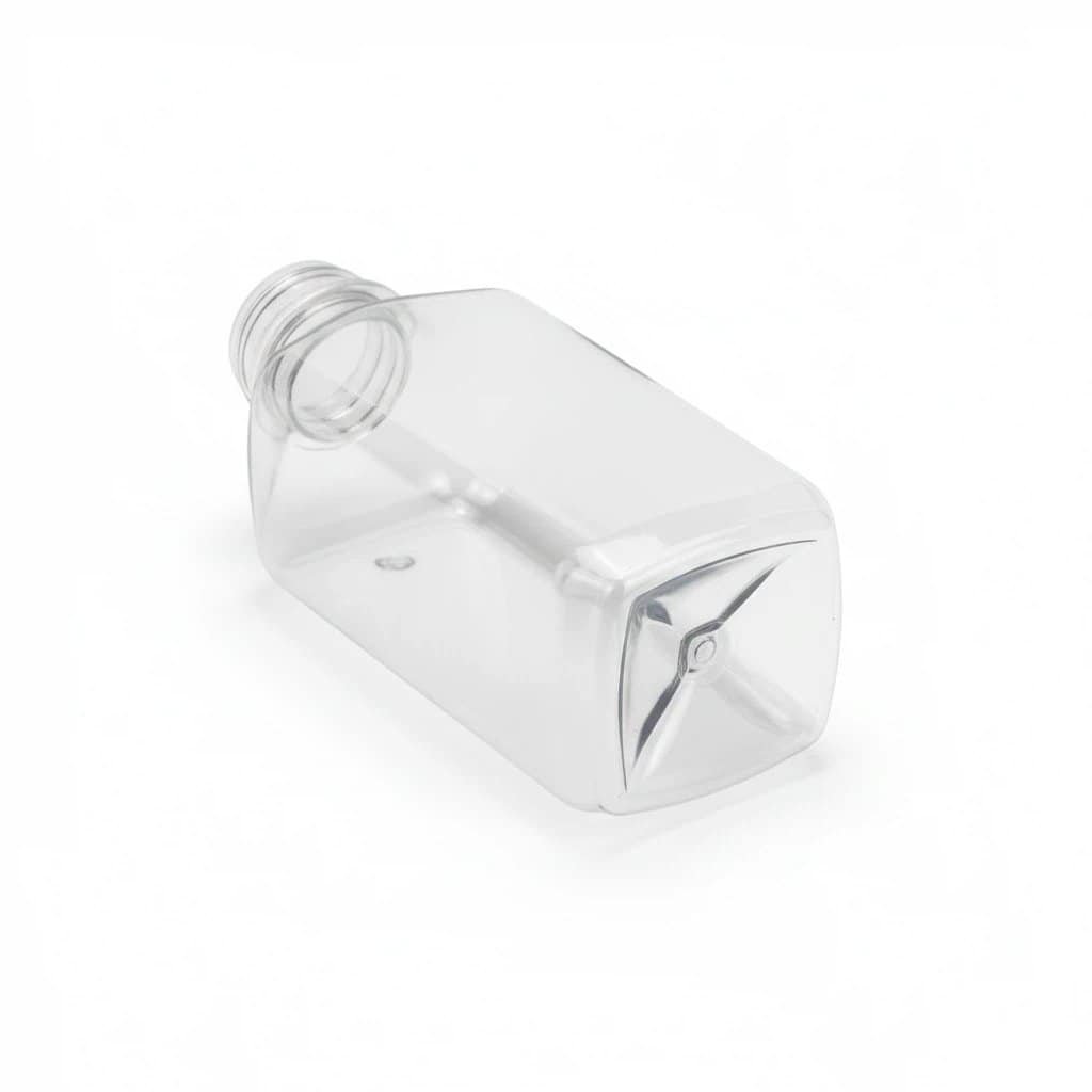 32oz Square Clear Recyclable PET Plastic Bottles for Juice