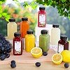 Clear PET Bottles for Beverages and Juices.