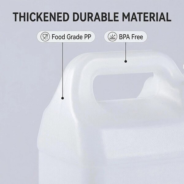 Display of handles for 1L HDPE plastic jugs jerry cans