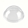 Transparent plastic dome lid for bottles and containers, versatile and durable.