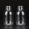 100% recyclable 250ml 8oz empty round PET plastic bottle for juice, coffee, milk and other beverages.