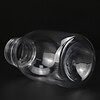 Bottom of a 100% recyclable 250ml 8oz empty round PET plastic bottle
