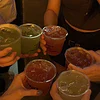 PET plastic cups for beverages, parties, and gatherings.