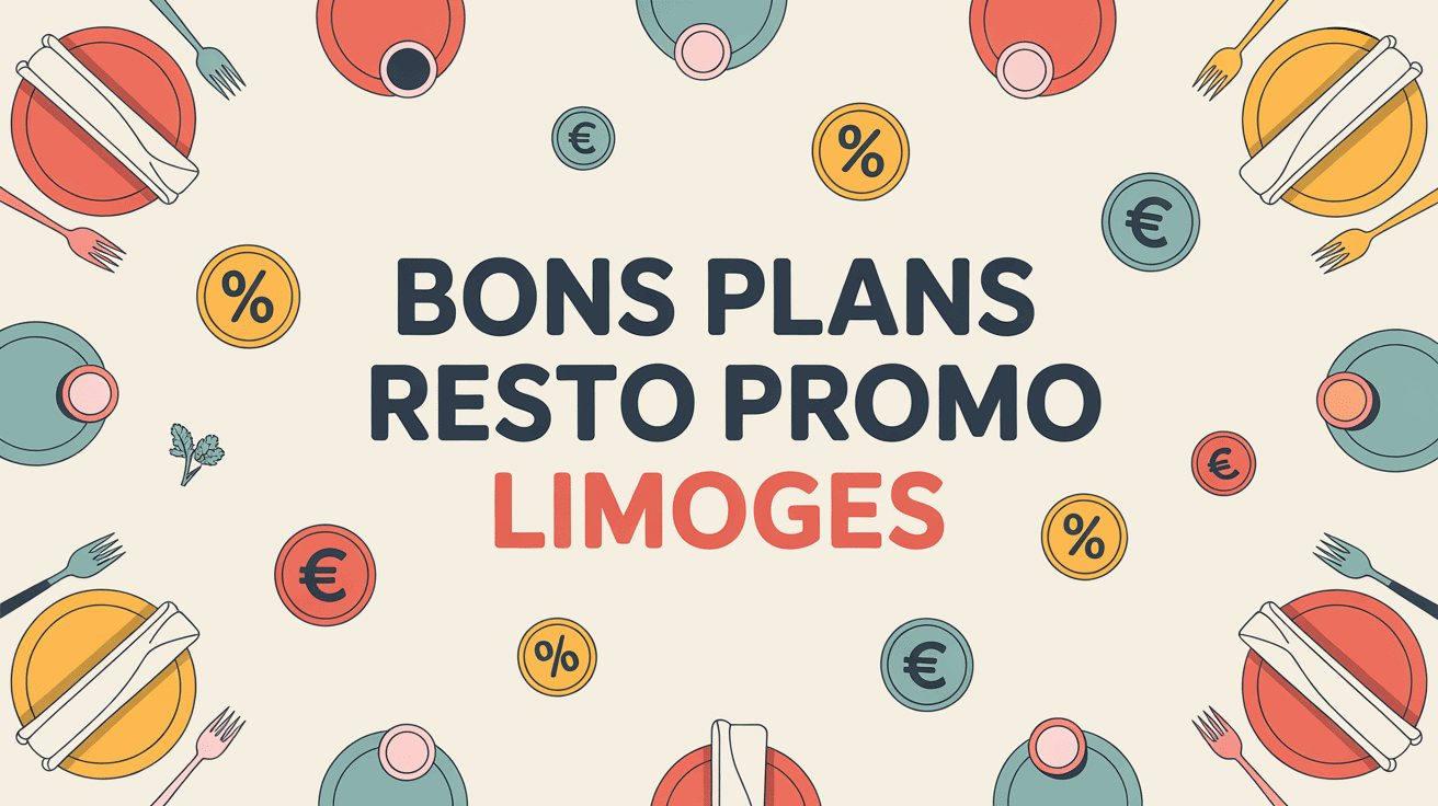 table restaurant avec symboles resto promo Limoges
