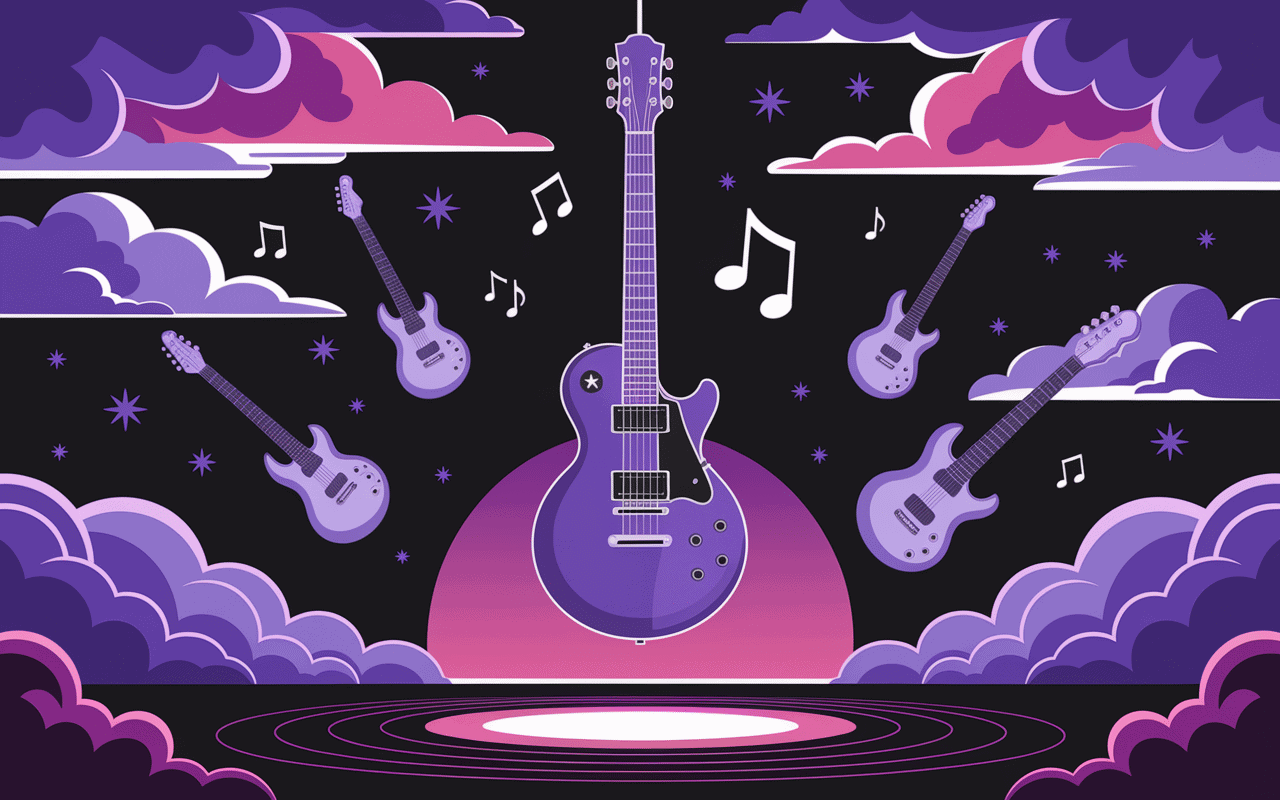 scene onirique dreamcatcher dream attrape reves guitares notes musique