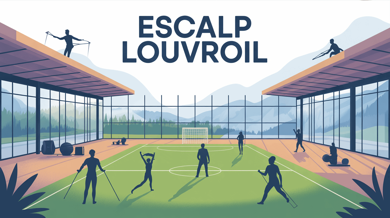 complexe sportif escalp louvroil avec terrains et activités