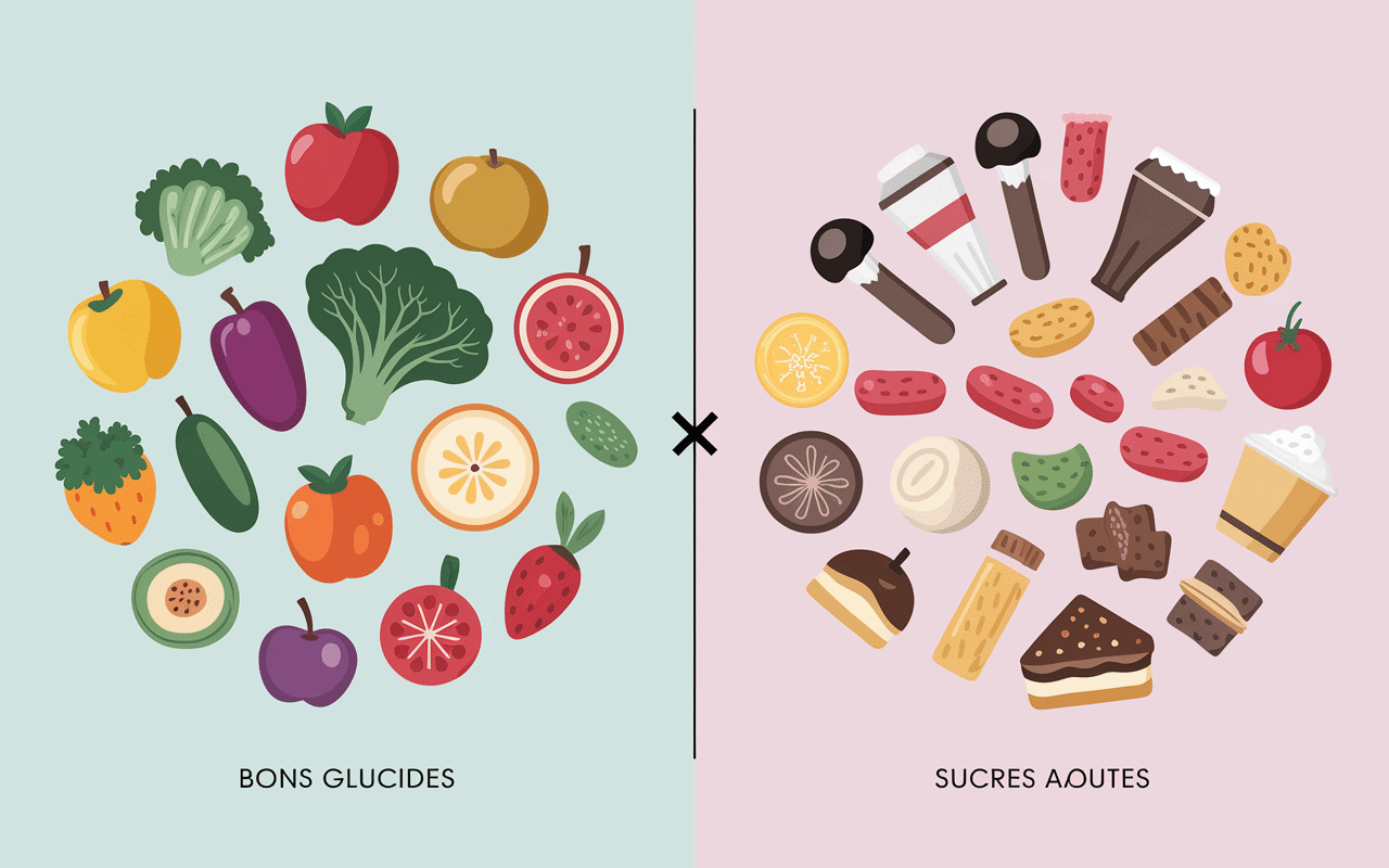 bons glucides et sucres ajoutes regime sans sucre