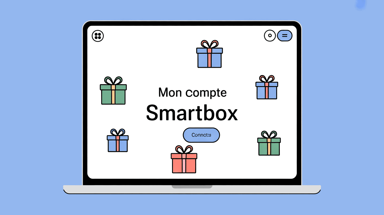 tableau de bord smartbox mon compte sur ordinateur portable
