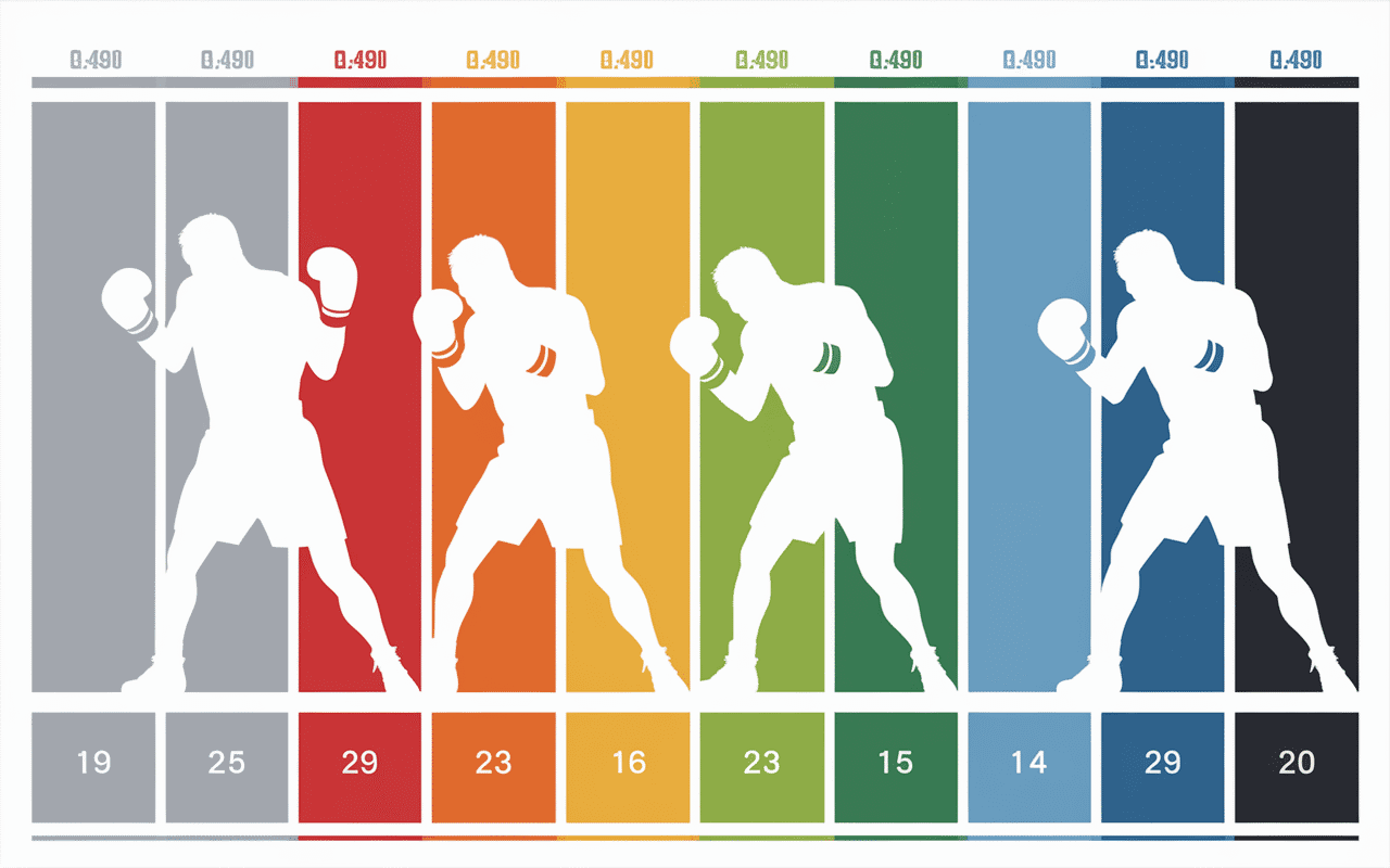 Tableau de classement boxeurs