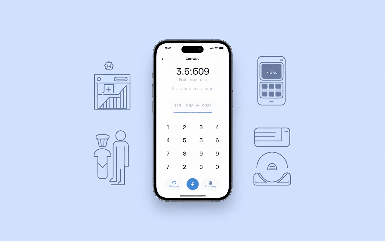 Interface mobile pas en kilomètre