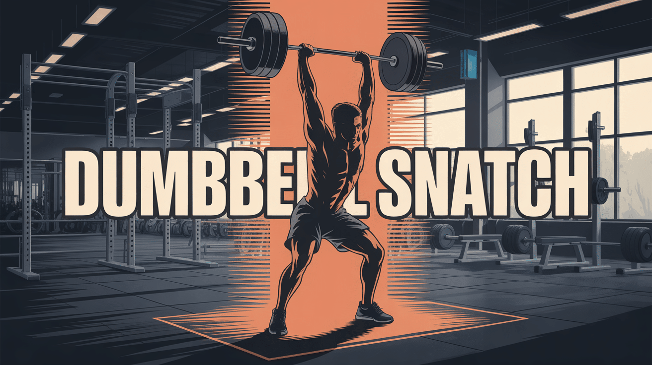 Silhouette haltère mouvement explosif