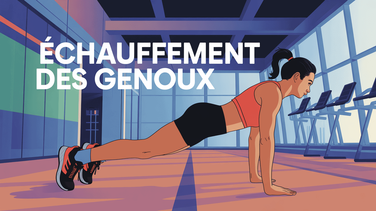 Exercices échauffement genoux moderne