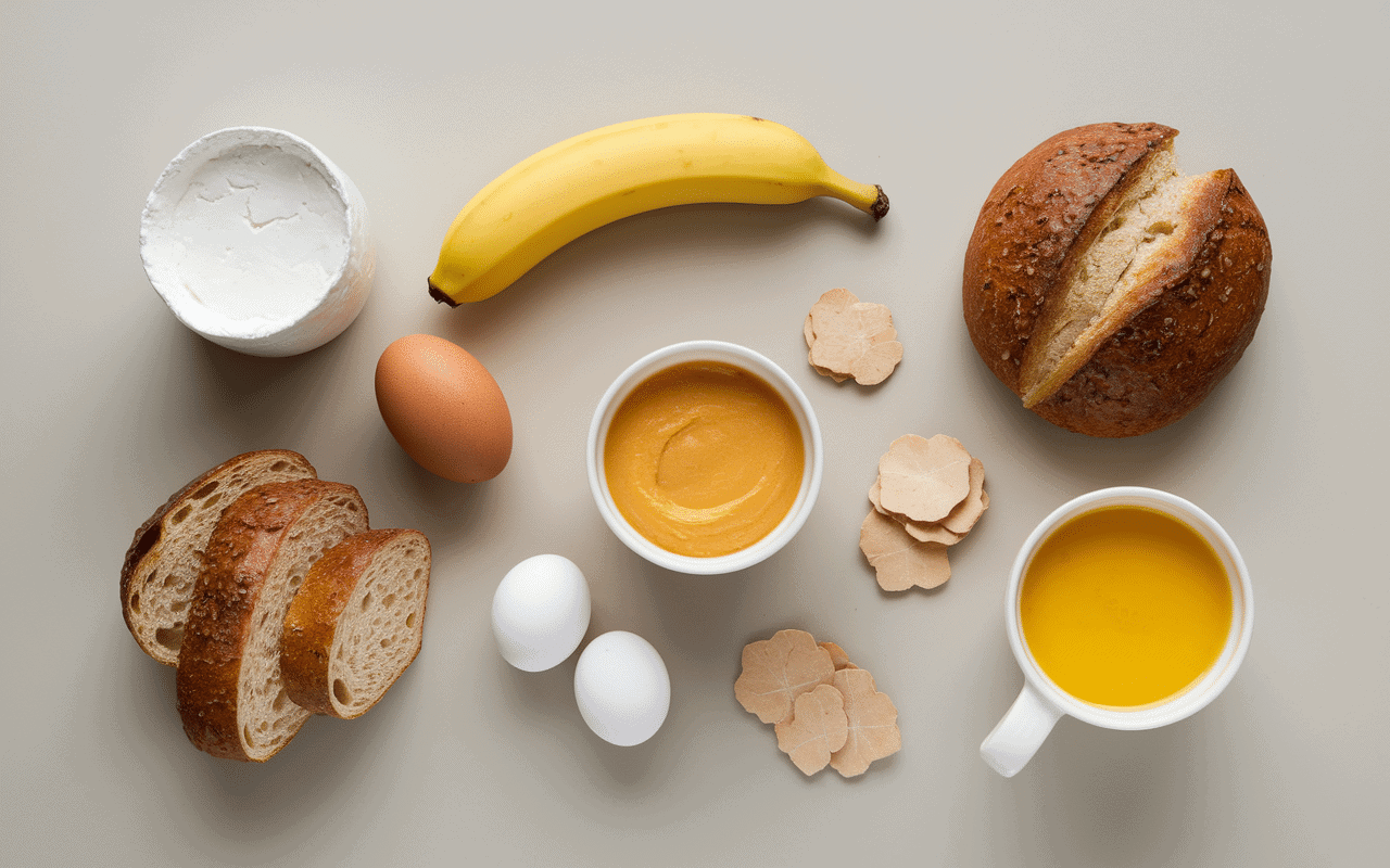 Ingrédients collation prise de masse efficace