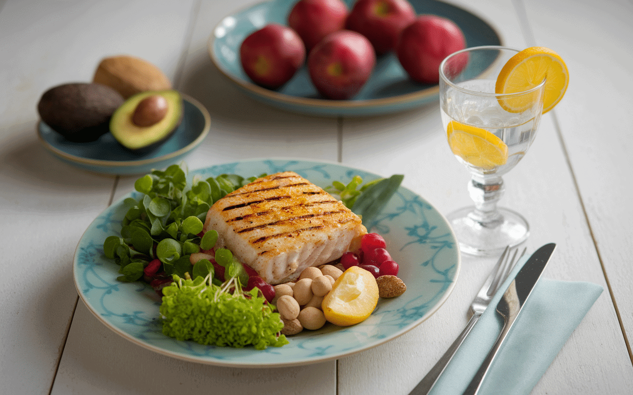 Assiette saine aliments comment perdre du ventre après 60 ans femme