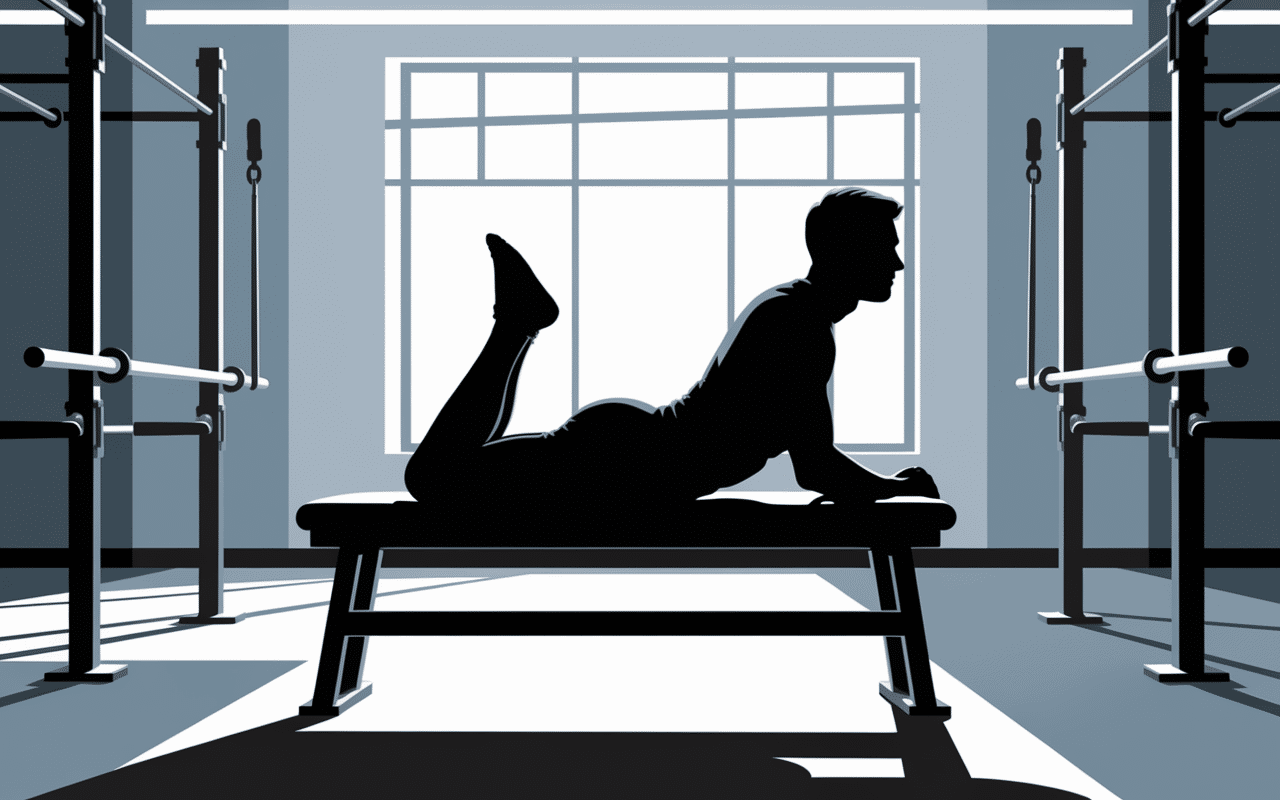 Développé couché entraînement musculation homme maigre