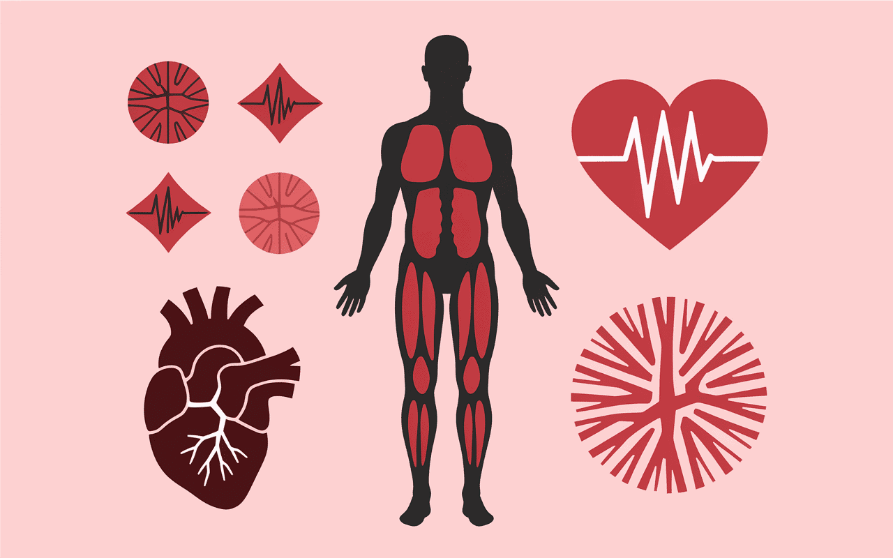 Fatigue corporelle sur silhouette surentraînement