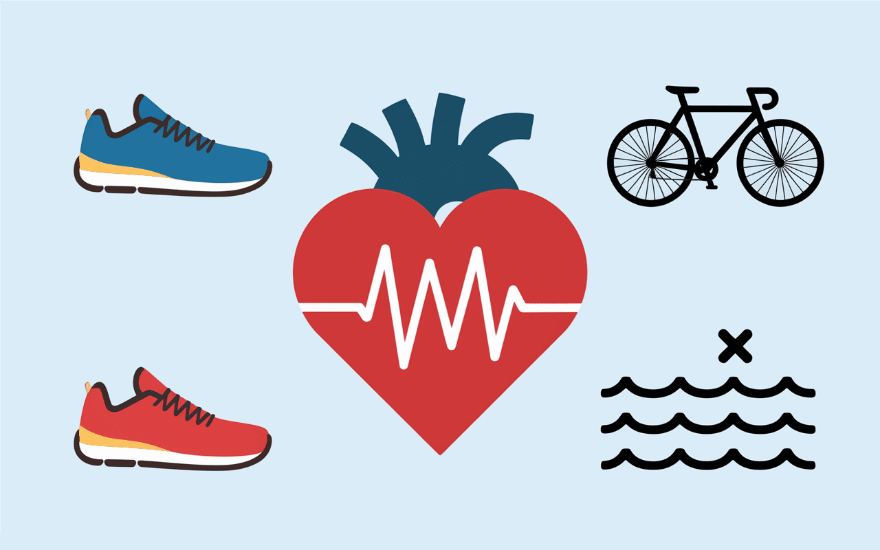 cardio training c est quoi infographie cœur activités sport