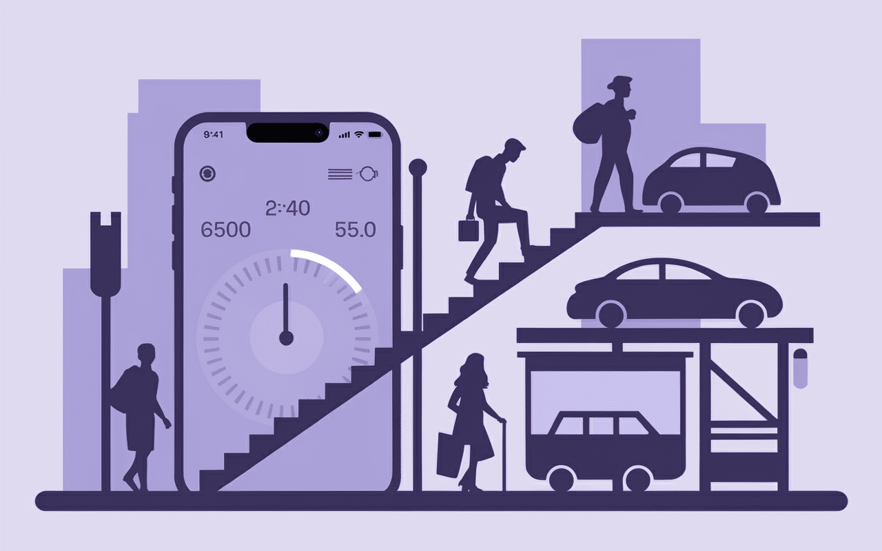 Combien de temps pour faire 10 000 pas conseils suivi smartphone