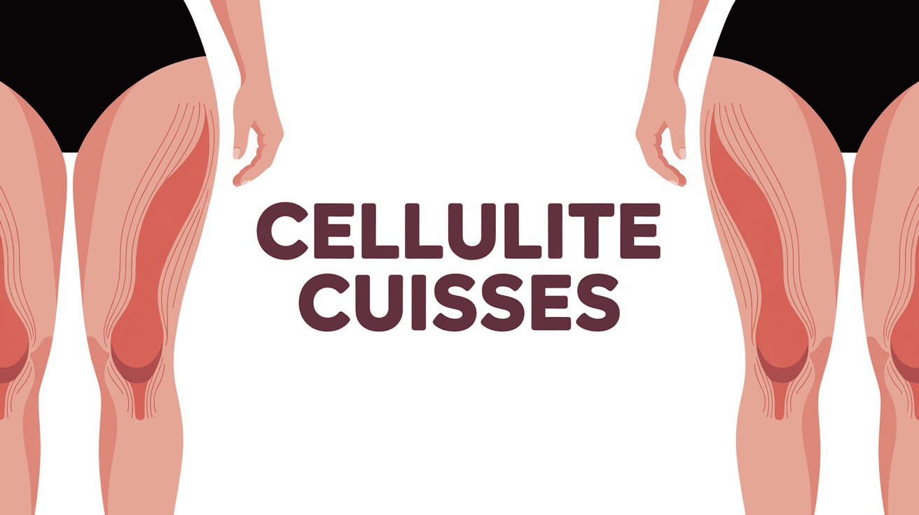 illustration jambes cellulite cuisses