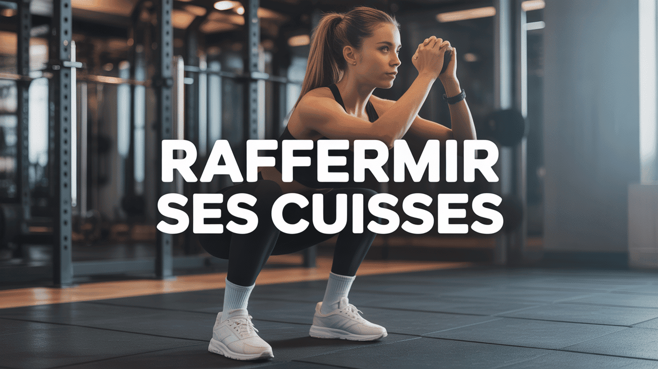 comment raffermir les cuisses femme squat salle sport