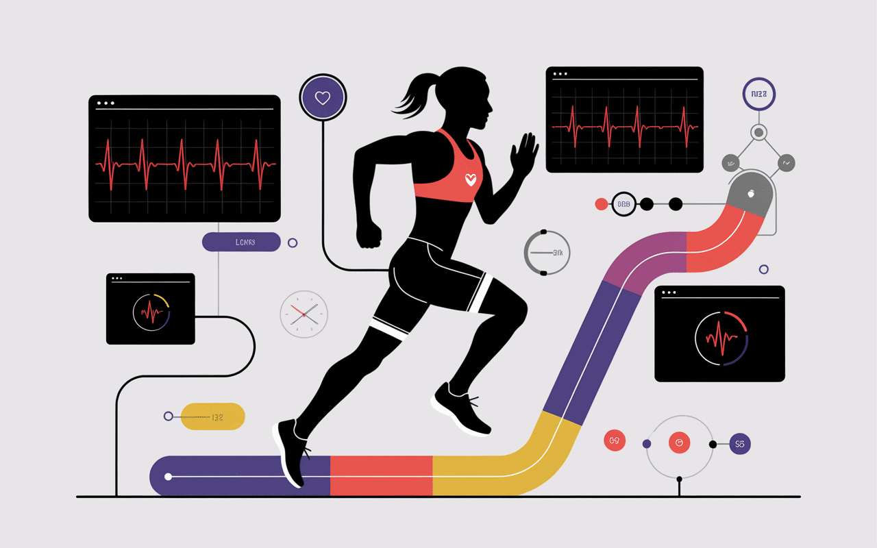 frequence cardiaque sportif tableau coureur montre connectée