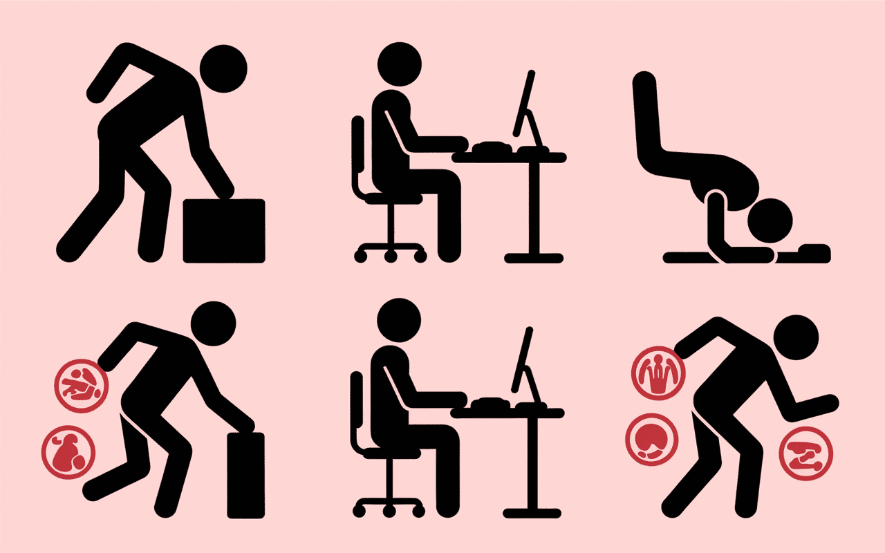 ou sont les lombaires illustration activités douloureuses