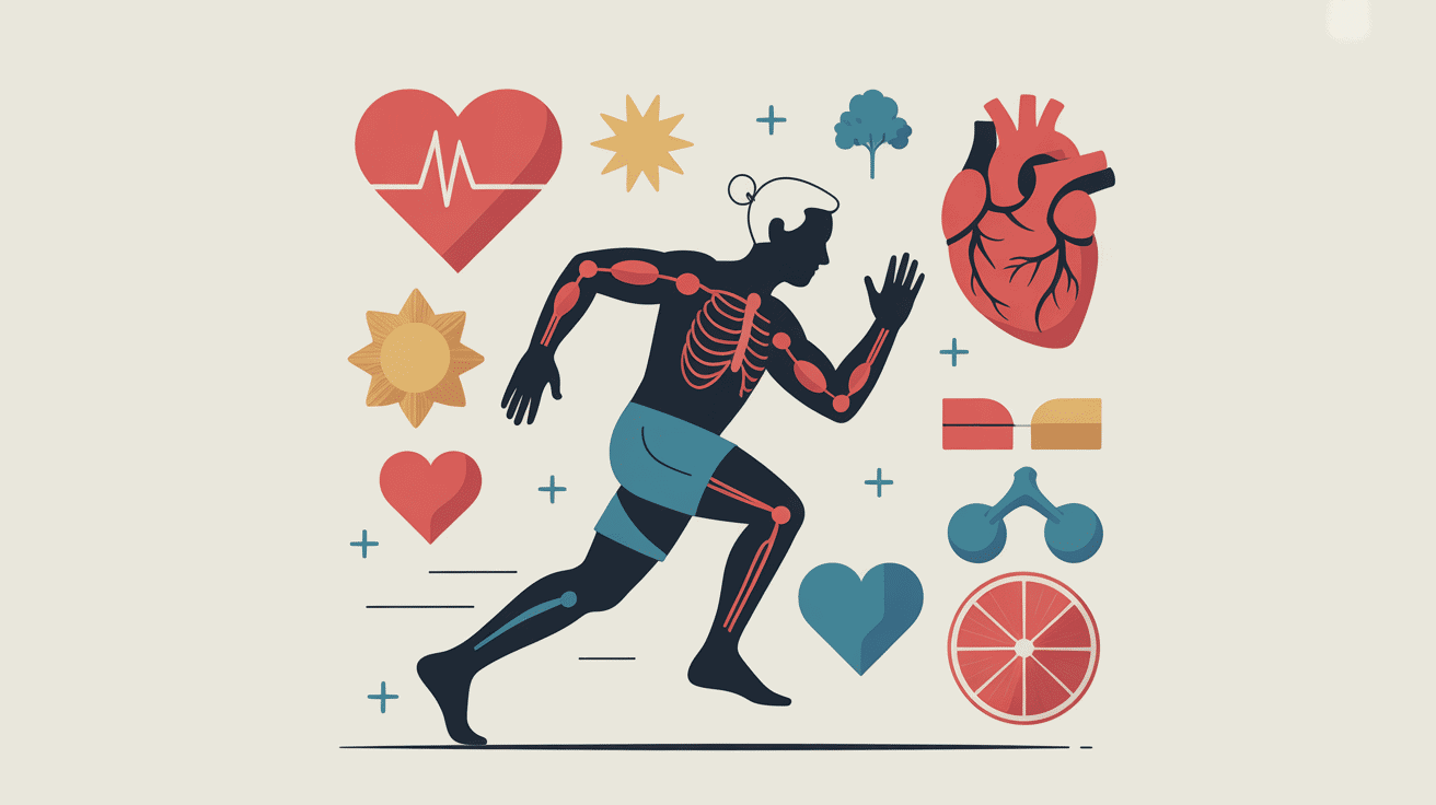 Illustration musculation senior prévention santé