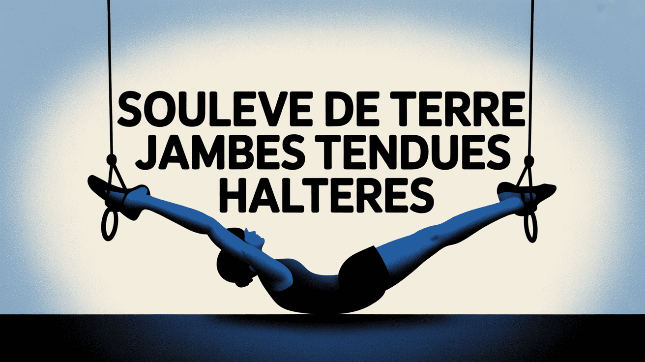 souleve de terre jambes tendues halteres image titre