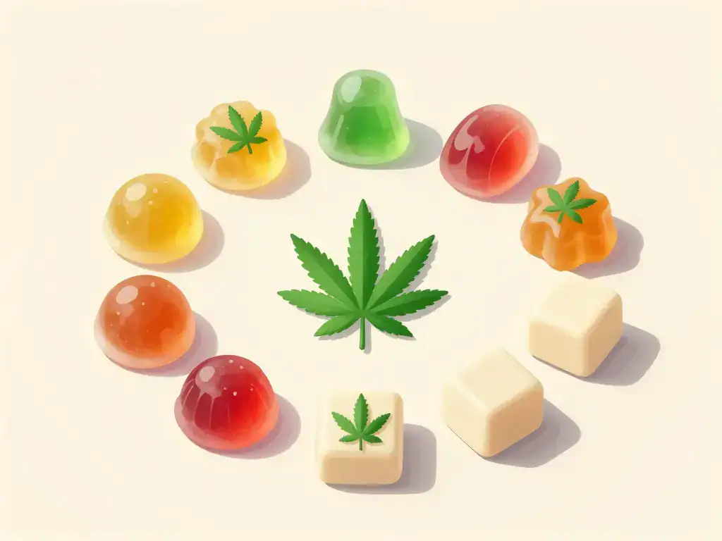 bonbons thc gummies différences cbd