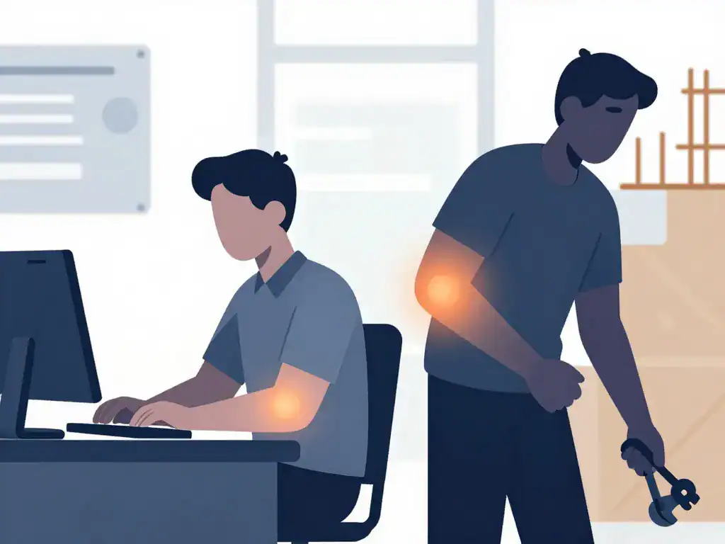 combien d'arrêt de travail pour une épicondylite impact au travail