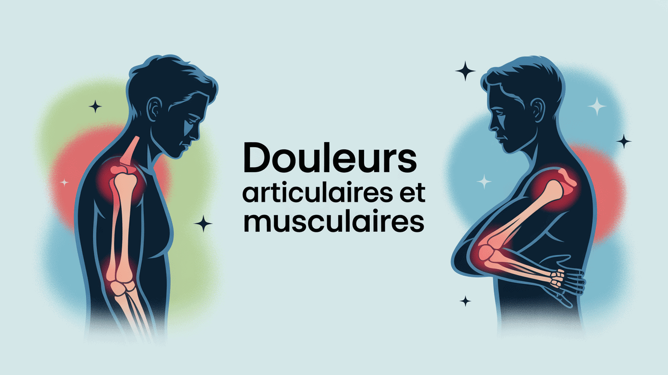 illustration douleurs articulaires et musculaires