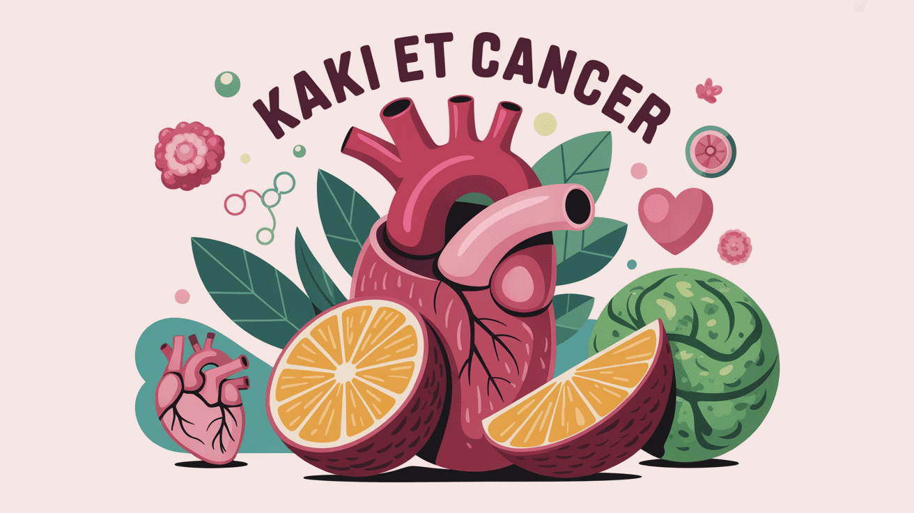 illustration kaki et cancer bienfaits précautions
