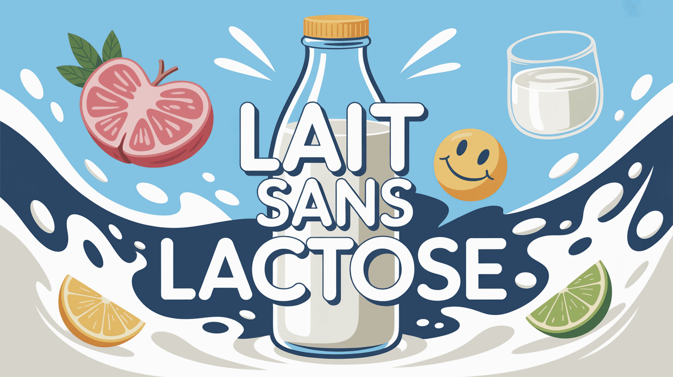 image bouteille lait sans lactose santé digestion facile