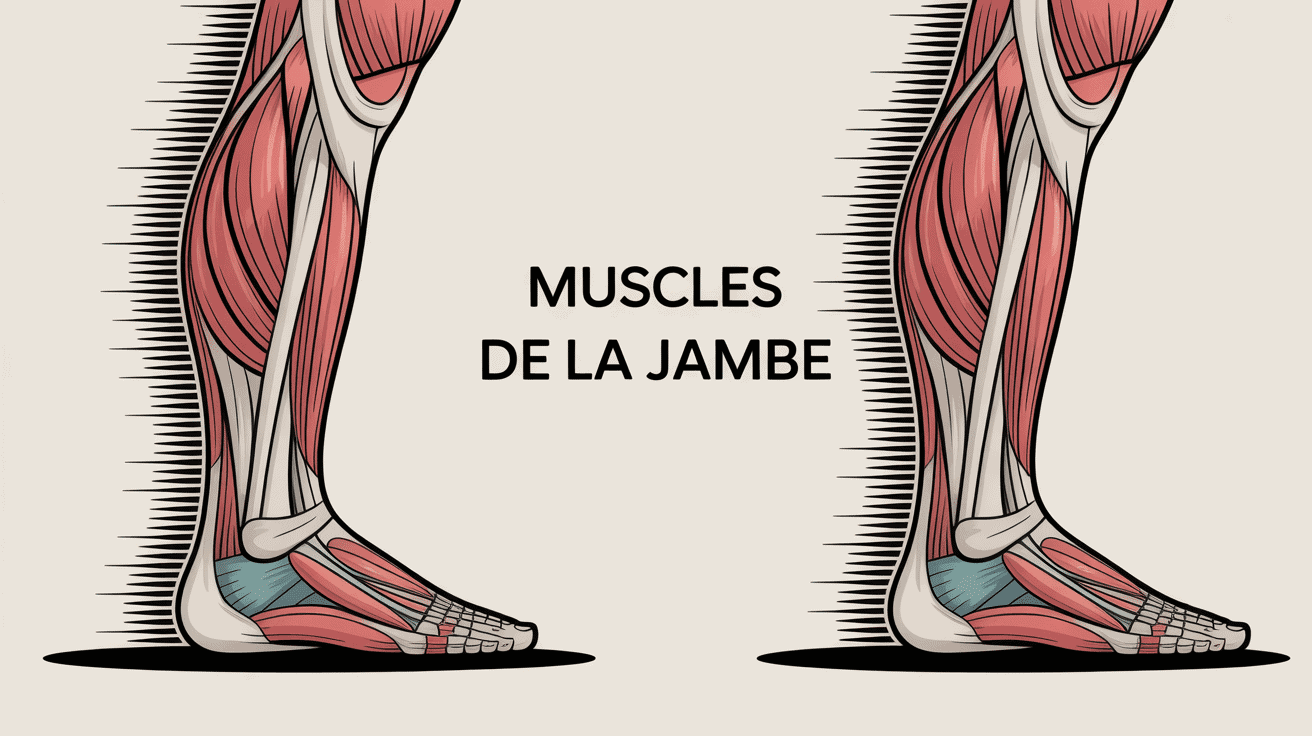 illustration des muscles de la jambe anatomie et fonction