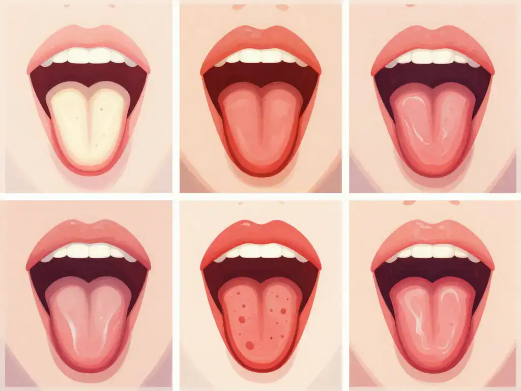 Photo de maladie de la langue symptômes typiques en images